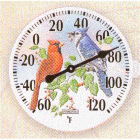 TAYLOR Taylor 90178 6 in. Diameter Outdoor Thermometer With Birds Inset Design 841307